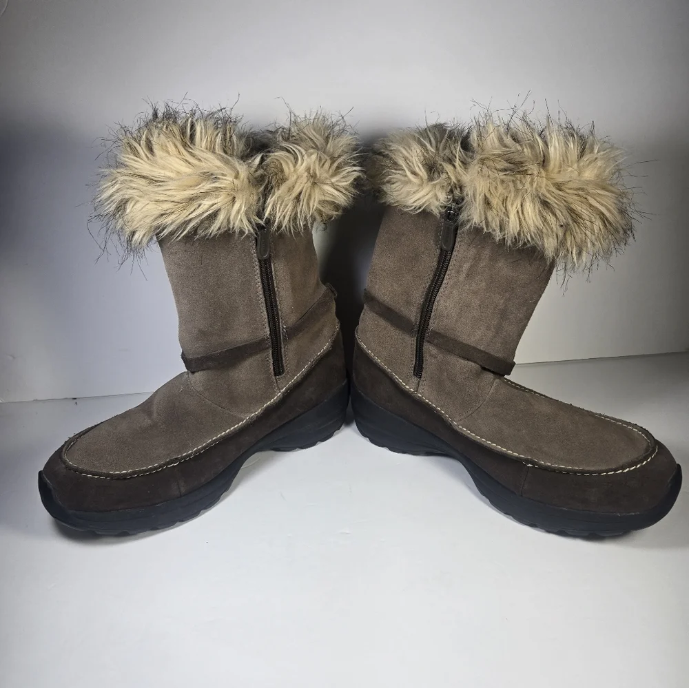NEW Northern Lite Tall Boots Sz 9.5 Waterproof Thinsulate Side Zip Snow Boots - Picture 2 of 9